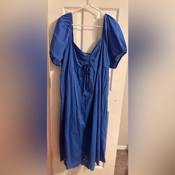 LC Lauren Conrad Blue Midi Dress - Picture 1 of 4